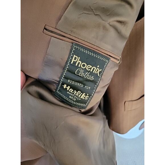 Vintage 1970's Double Knit Polyester 3 Piece Suit Brown - Picture 5 of 15